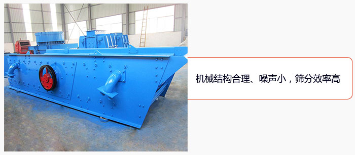 圓振動篩結(jié)構(gòu)合理、噪聲小，篩分效率高